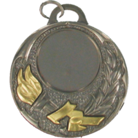 50mm Victory Torch Medal (Silver)