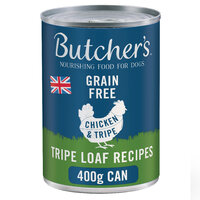 Butcher's Chicken & Tripe Wet Dog Food Cans 400g x 12