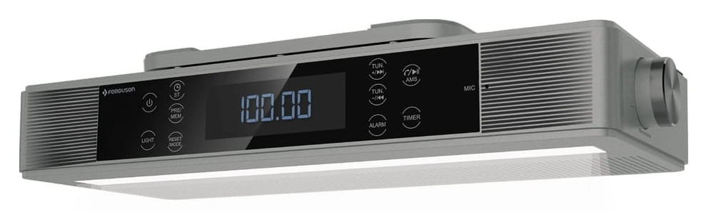 Ferguson Cucina Under-cupboard kitchen radio (Silver)