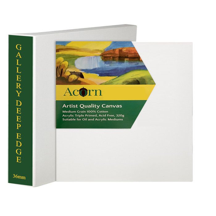 36mm Gallery Deep Edge Canvas Square Sizes