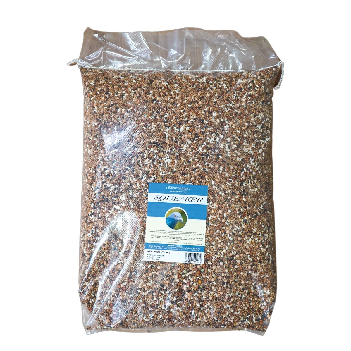 Johnston & Jeff Squeaker Pigeon Corn 20kg
