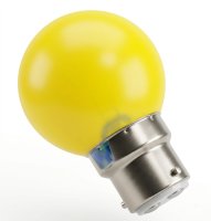 Tezla GBLED/Y  1 Watt Golf Ball Lamp - Yellow