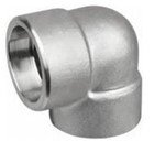 1/2" NB 3000LB Socket Weld 90 Degree Elbow.  ASTM/ASME SA182 F304/L  ASME B16.11  NACE MR.01.75