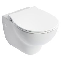 CONTOUR 21+ WALL HUNG RIMLESS  PAN S0443HY