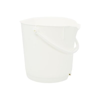 Foodgrade production bucket - 9 ltr, white