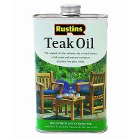 Rustins Teak Oil Can