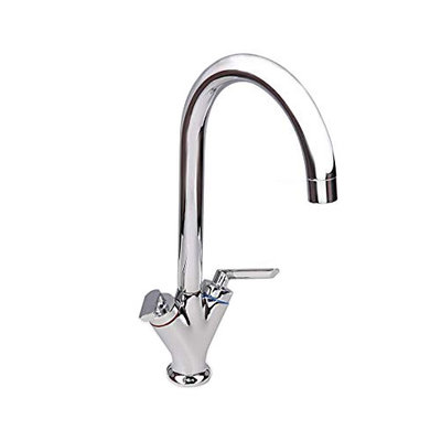 Crieff Twin Cruciform Kitchen Sink Mixer Tap