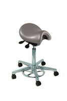 Bambach Standard Vinyl Saddle Stool Grey - DMI Dental Supplies Northern Ireland - Next Day Delivery