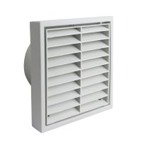 Manrose 4" Fixed Grille c/w Fly Screen