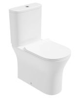 PE&Ntilde;A RIMLESS FULLY SHROUDED COMFORT HEIGHT CLOSE COUPLED WC & SEQUENCE SLIM SOFT CLOSE SEAT