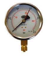 BRANNAN 34652 100mm 2B/30PSI PRESSURE GAUGE