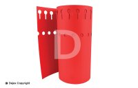 16cm RED LOOP LOCK LABELS