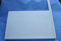 Fascia Box End White Left Hand Ogee 600 x 350mm