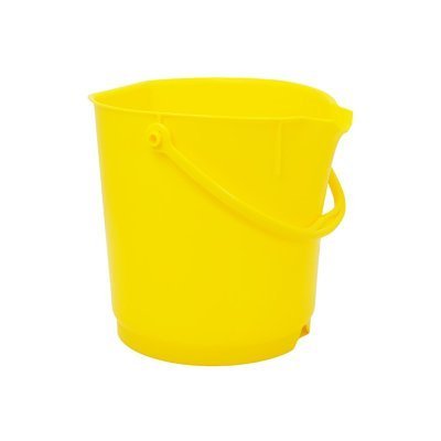 Foodgrade production bucket - 9 ltr, yellow