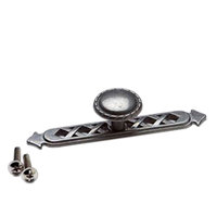 PREMIER PLATE KNOB PEWTER