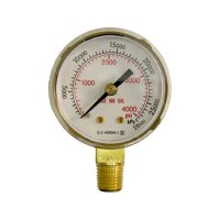 Replacement Gauge for Nitrogen Regulator (4,000 psi, 1/4" NPT)