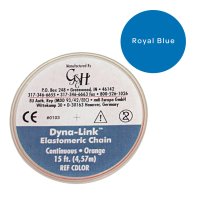 GH Dyna-link chain long spool (15'/4.572m) royal blue