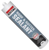 Soudal Roof & Gutter Sealant Black 290ml
