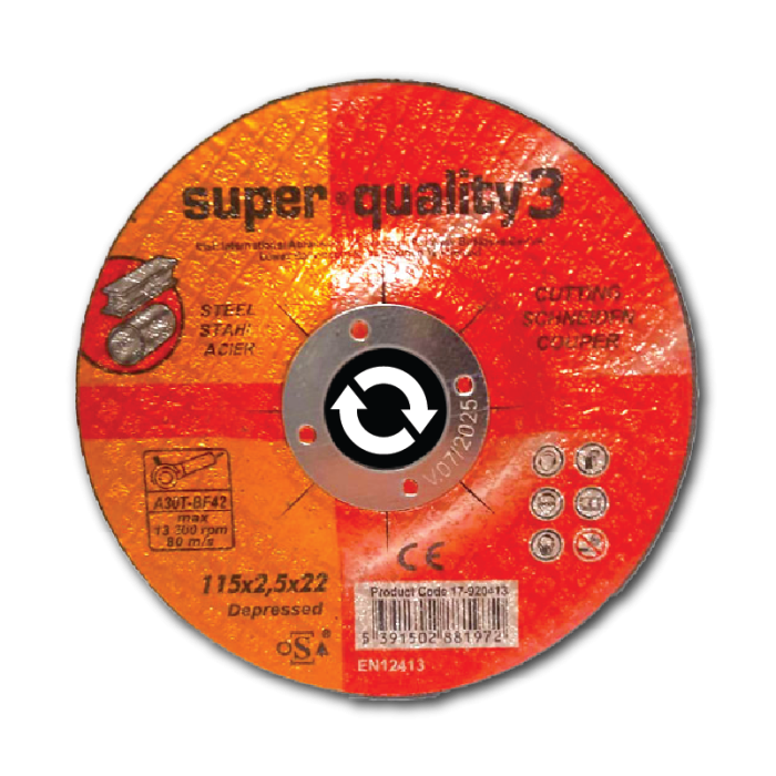 Metal Cutting Disc 115mm x 2.5mm