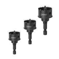 Toolway Hex Shank Holesaw 20mm 25mm 32mm 3-Piece Set