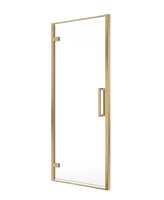 ASPECT 8MM FRAMED HINGED DOOR 900MM BRUSHED GOLD