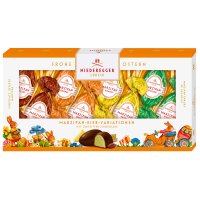 Assorted 6 flavour marzipan eggs in gift box - 10x100g