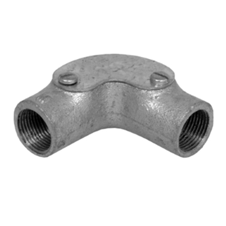 25mm Galvanised Inspection Elbow