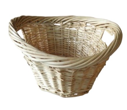 BASKET WICKER LARGE OVAL 60 X 48CM