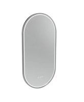 ALDERBURY 400MM ILLUMINATED PILL MIRROR CHROME