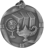 60mm Knowledge Medallion (Antique Silver)