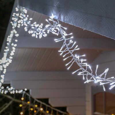 YULETIDE 10M 480 LED WARM WHITE CLUSTER (BOX 4) | ELSC-0480WW