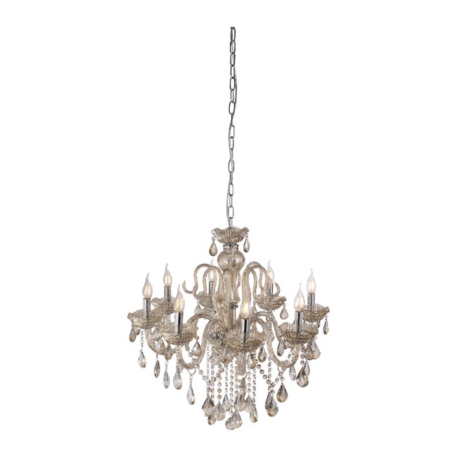 Paul Neuhaus Gracia 8 Light E14 Champagne Decorative Chandelier