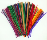 Pipe Cleaners - Bumper Pack Inc Glitter 30cm (200 piece)