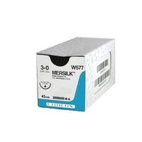 Johnson & Johnson Sutures Mersilk Circle Non Absorbable Conventional Cut   Pack 36 / 4/0 / 75CM 16MM W501H 3/8 - DMI Dental Supplies Ireland - Next Day Delivery