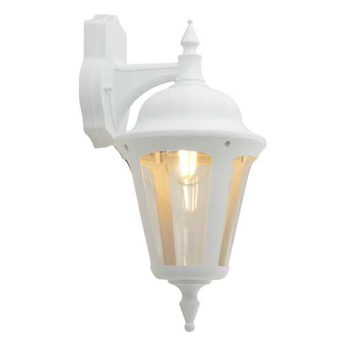 Ansell Latina E27 Wall Lantern White
