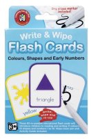 Write and Wipe Flash Cards - Shapes & Number