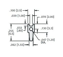 PCB Test points Slotted