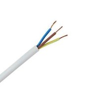 Cesco White Circular Flex Cable 1.5sq 3-Core 10 Metre