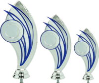 180 x 84mm Ventura Holder (Silver with Blue)