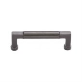 C0312 101-MB - Heritage Brass Cabinet Pull Bauhaus Design 101MM CTC Matt Bronze Finish