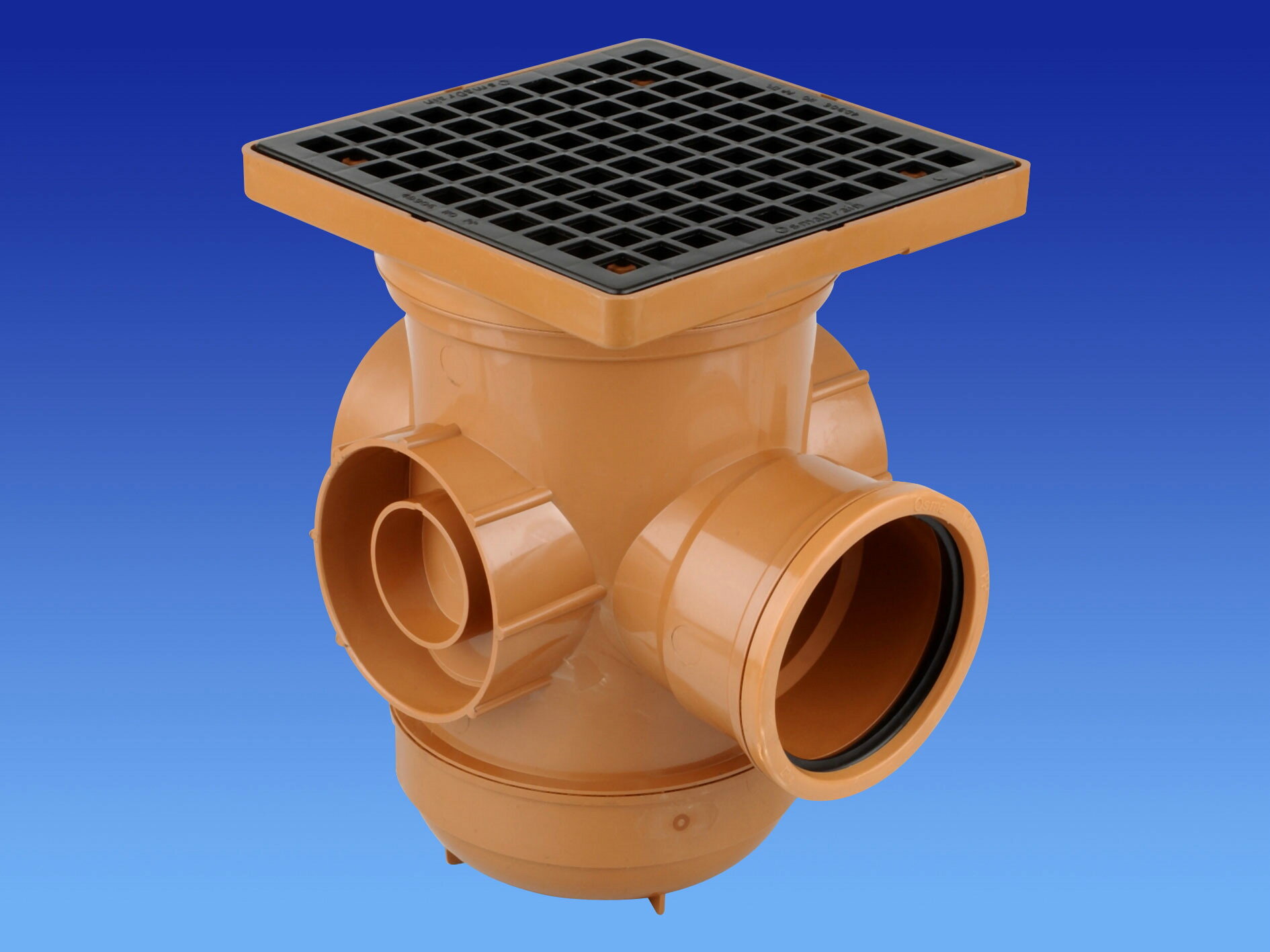 Wavin Osma Large Bottle Gully, 230mm grid Goodwins