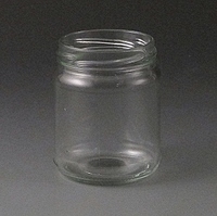 212ml Round glass jar