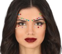 Facial Jewels, Eyelashes & Eyebrowns, Mult. Stars