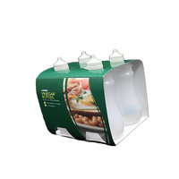 Vinegar Bottle Plastic  375 ml  (4pack)