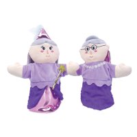 Double-Face Hand Puppet -Grandma/Fairy 25cm