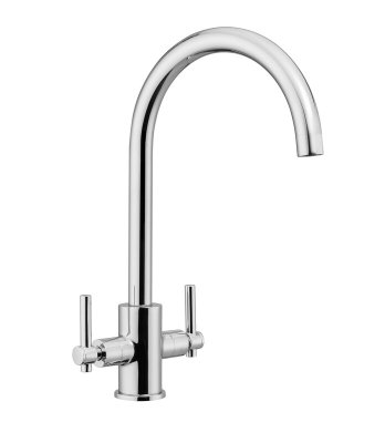 Leisure AquaFlair Dual Lever Monobloc Tap - Chrome