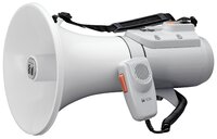 TOA ER-2215W | 15W Grey Shoulder Megaphone with Whistle