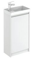 DIJON CLOAKROOM FLOOR STANDING FURNITURE PACK GLOSS WHITE