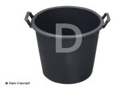 30lt MASTELLO CONTAINER + HANDLES BLACK PE_1 LOOSE