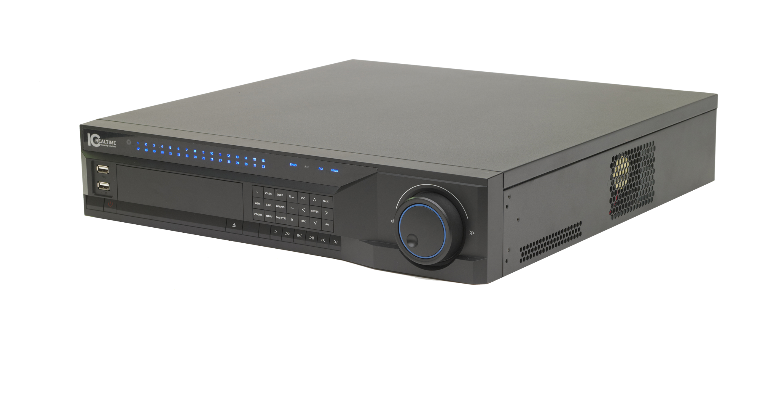 **DISCONTINUED, See Description for Close Match** IC Realtime FUSION 16 Channel BNC / 48 IP Channels H.264 Rack Mount Recorder